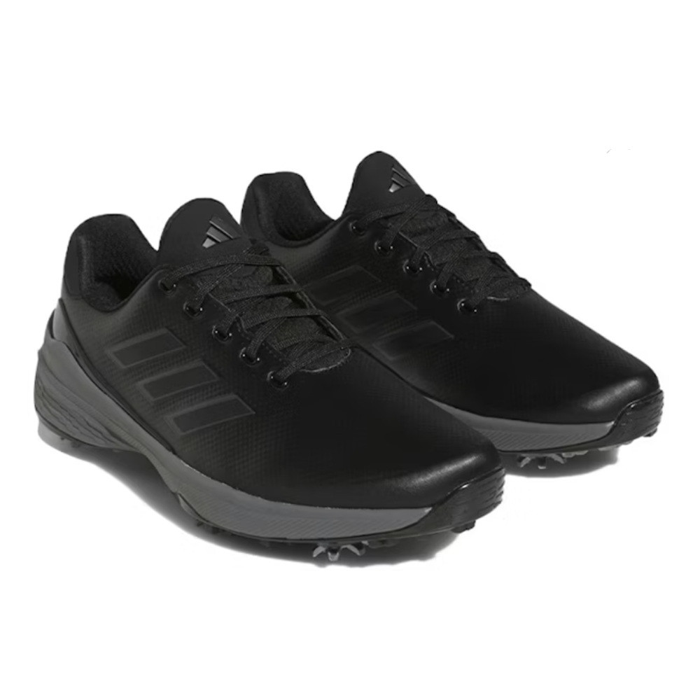 Men's Adidas ZG23 Waterproof Golf Shoe Black / Dark Silver Wide